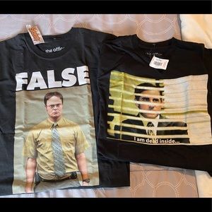 2 black shirts feo The Office Show